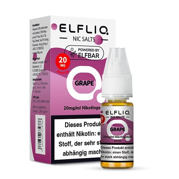 ELFLIQ Liquid | Grape 20mg