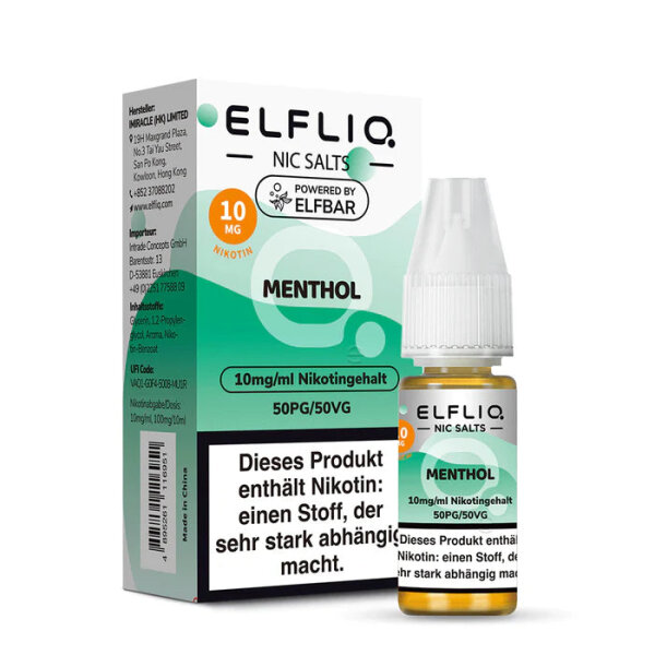 ELFLIQ Liquid | Menthol 20mg