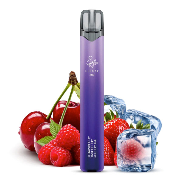 Elfbar 800 | Strawberry Raspberry Cherry Ice