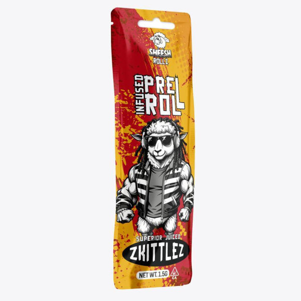 Sheesh Pre-Rolls | 98% Superior | Zkittlez (1 Stk.)