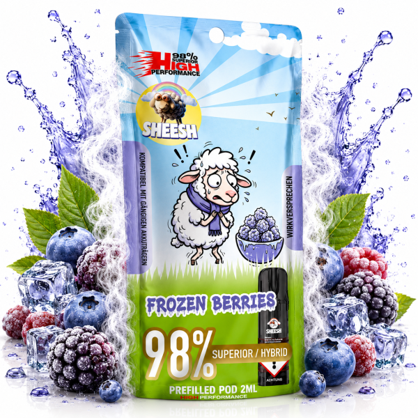Sheesh Signature Pods | 98% Superior Blend | Frozen Berries