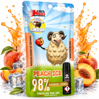 Sheesh Signature Pods | 98% Superior Blend | Peach Ice