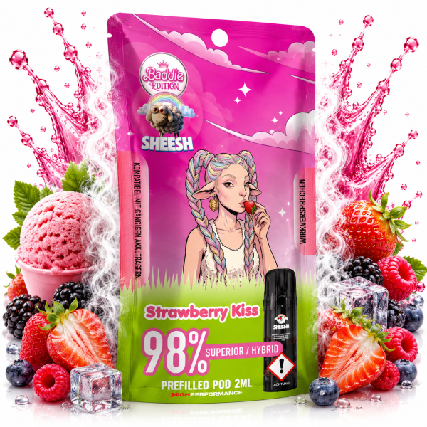 Sheesh Signature Pods | 98% Superior Blend | Strawberry Kiss