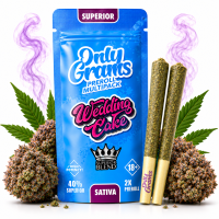 OnlyGrams® | 40% Superior Pre-Rolls (2 Stk.) |...
