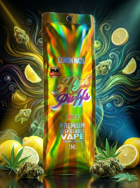 High Puffs | 1ml Vape | Lemon Haze