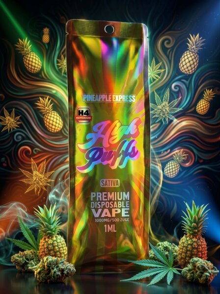 High Puffs |  1ml Vape | Pineapple Express