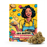 avibes® CBD Blüten | 45% CBD | GMO Cookies