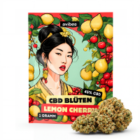 avibes® CBD Blüten | 45% CBD | Lemon Cherry