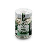 PURIZE® Xtra Slim Size Aktivkohlefilter 6mm | 100er...