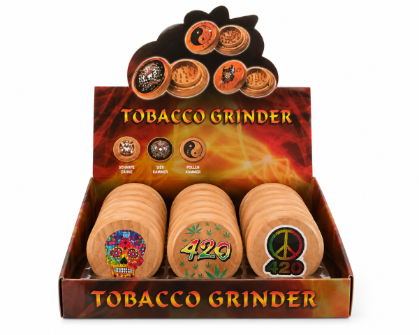 Wooden Grinder – Mixed Design Edition