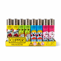 CLIPPER Feuerzeuge | 48 Stück | #Motiv2