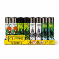 CLIPPER Feuerzeuge | 48 Stück | #Motiv4