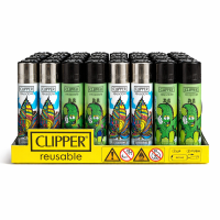 CLIPPER Feuerzeuge | 48 Stück | #Motiv6
