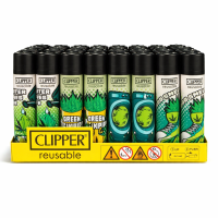 CLIPPER Feuerzeuge | 48 Stück | #Motiv8