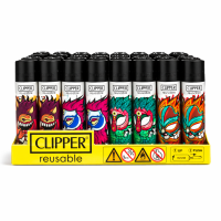 CLIPPER Feuerzeuge | 48 Stück | #Motiv9