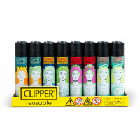 CLIPPER Feuerzeuge | 48 Stück | #Motiv12