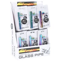 Rainbow Glas Pfeifen | 24 Stk im Display
