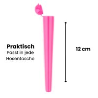 Joint Hüllen in Pink Rosa aus Plastik mit Klappdeckel