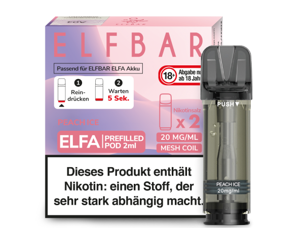 ELFA Pods | Peach Ice