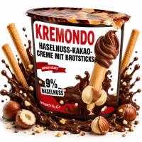 Kremondo | Brotsticks Haselnuss Kakaocreme 50g