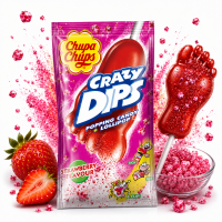 Chupa Chups | Crazy Dips | Erdbeere 14g