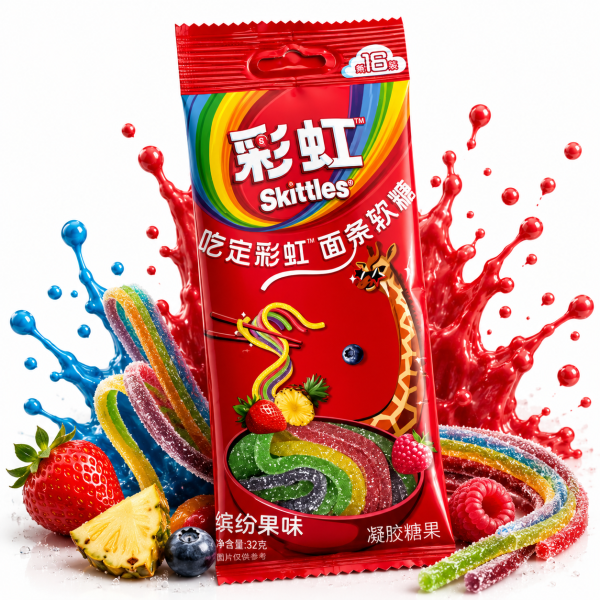 Skittles | Noodle Gummys 32g
