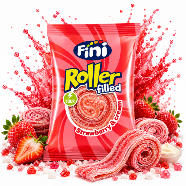 FINI | filled Roller Strawberry 20g