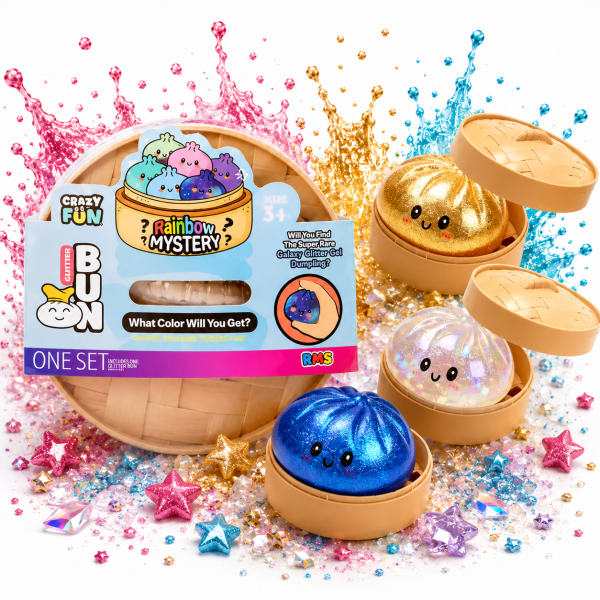 Squishy Glitzer Mystery Dumpling Hype Spielzeug 8,5 cm
