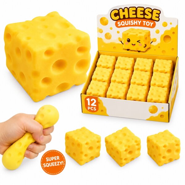 K&auml;se Squishy | Gelb 🧀