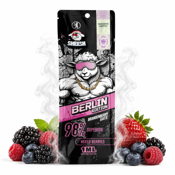 Sheesh BERLIN Limited Edition | 98% Superior Vape | Brandenberry Gate 1ml