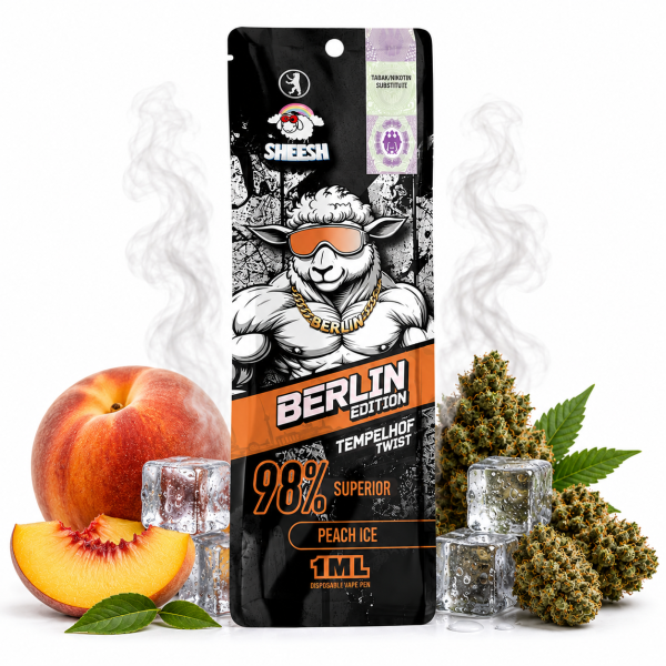 Sheesh BERLIN Limited Edition | 98% Superior Vape | Tempelhof Twist 1ml