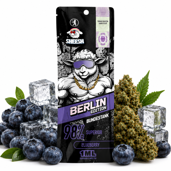 Sheesh BERLIN Limited Edition | 98% Superior Vape | Bundestank 1ml