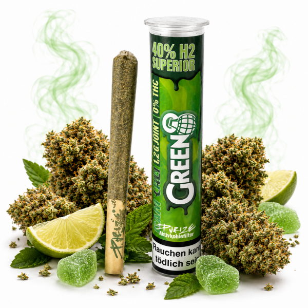 Green8 Pre-Rolls | 40% H2 Superior | Sushi Cali 1,2g