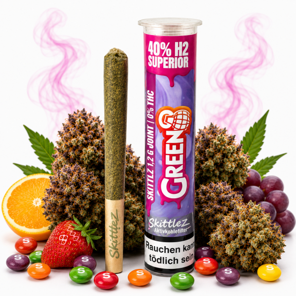 Green8 Pre-Rolls | 40% H2 Superior | Skittlez 1,2g