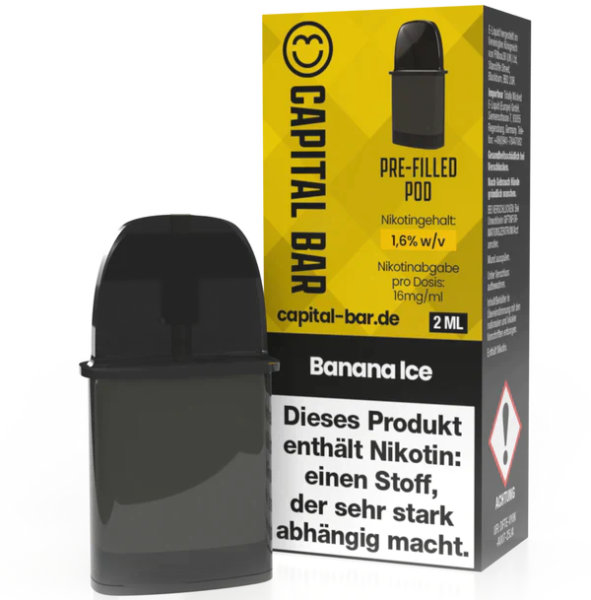 Capital Bra Pods | 1 x 2ml | Banana Ice