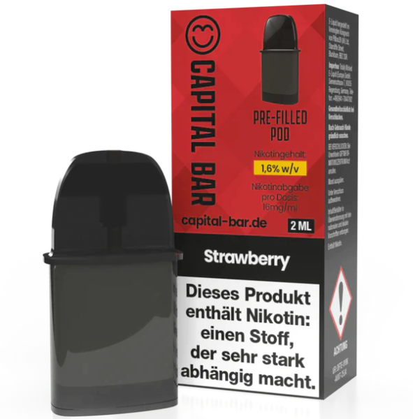 Capital Bra Pods | 1 x 2ml | Strawberry