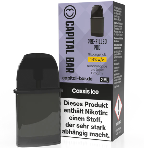 Capital Bra Pods | 1 x 2ml | Cassis Ice