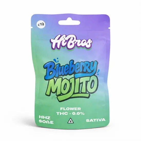 HiBros Aromabl&uuml;ten | 65% HHZ | Blueberry Mojito 1g