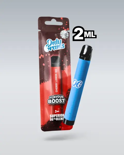 OnlyGrams&reg; Flavour Boost Vape | 2ml Superior Blend | Cherry Lemon Ice