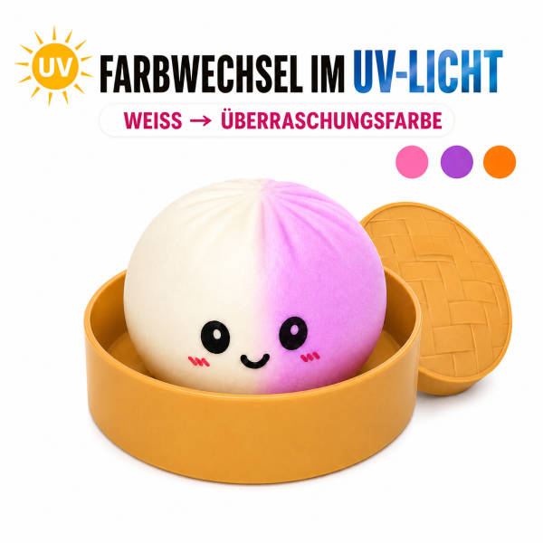 Squishy Mystery Dumpling 8,5 cm | Mit Farbwechsel