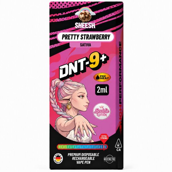 Sheesh DNT-9+ Vape Pretty Strawberry 2ml