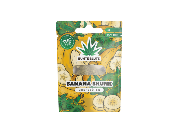 Bunte Bl&uuml;te | 20% CBD Bl&uuml;ten | Banana Skunk 1g