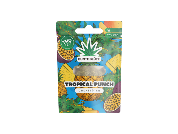 Bunte Bl&uuml;te | 20% CBD Bl&uuml;ten | Tropical Punch 1g