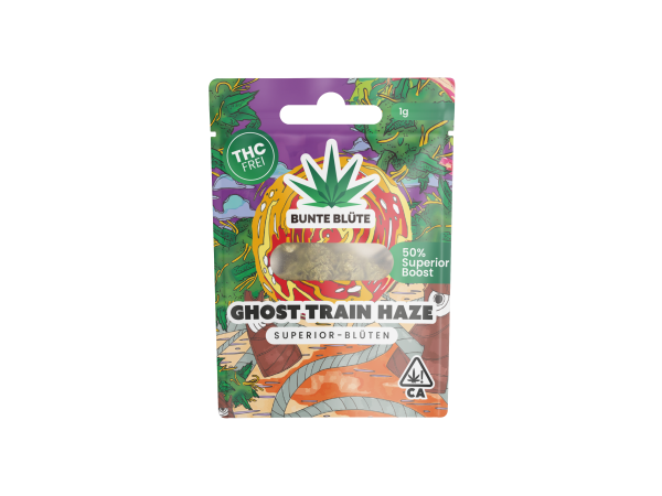 Bunte Bl&uuml;te | 50% Superior Bl&uuml;ten | Ghost Train Haze 1g