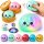 Squishy Dumpling 8,5 cm | LED Glitzer | VE = 12 Stk