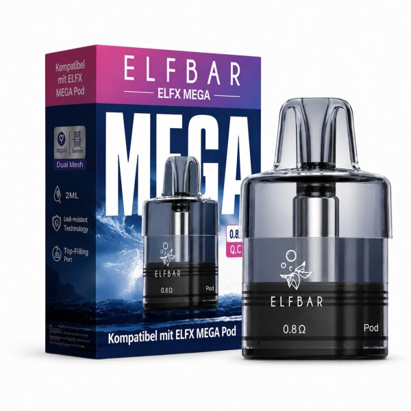 ELFX Mega Leer-Pods | 0.8 &Omega; 10ml