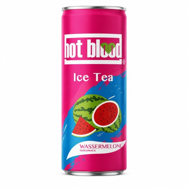 Hot Blood Ice Tea | Watermelon | 330ml - VE = 24 Stk.
