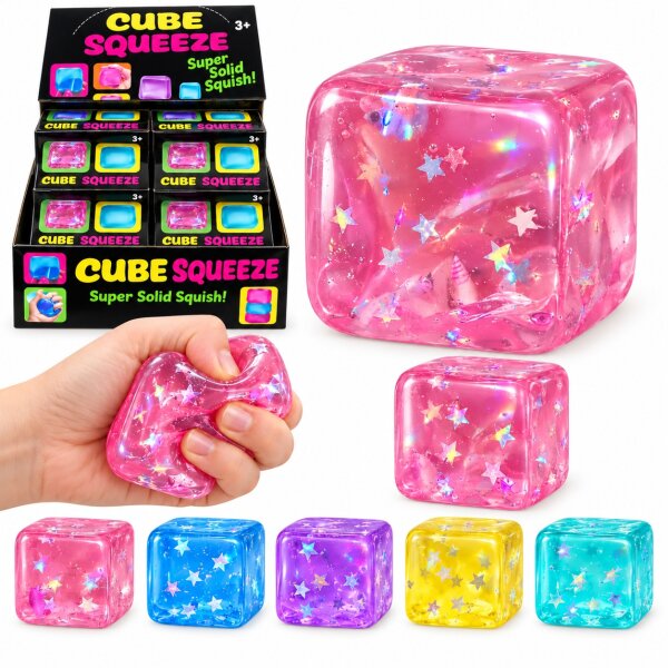 Squishy | Cube Snowflake & Stars