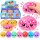 Squishy Mystery Dumpling 8,5 cm | Glitzer Marmor Perlen