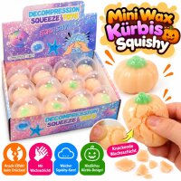 Crispy Wax Squishy | Halloween Mini K&uuml;rbis | VE = 12...